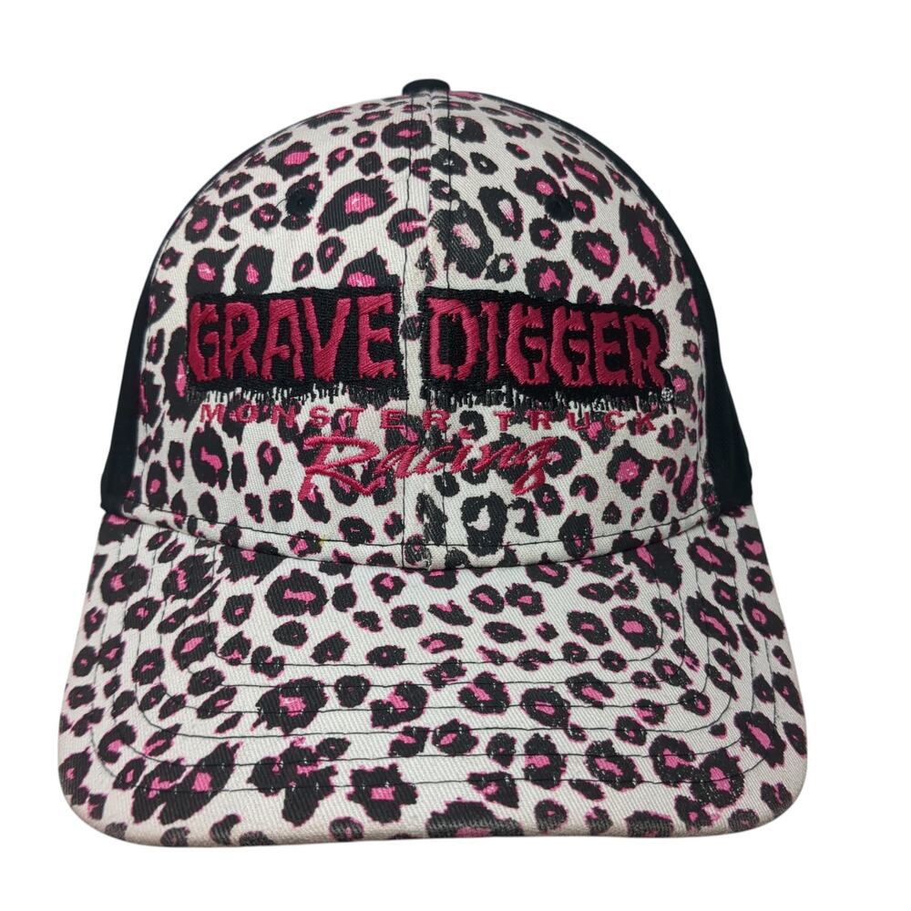 Grave Digger Monster Truck Racing Baseball Cap Multicolor OS Adjustable Leopard
